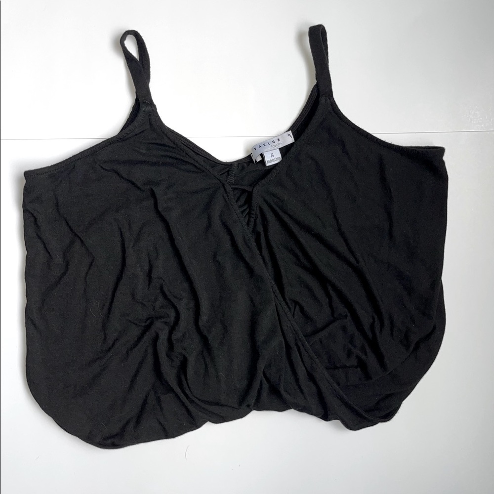 Black tank top